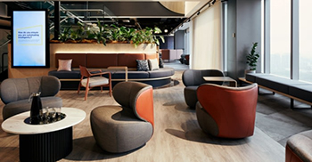 办公室设计装修：通过特殊的气味和精心策划的艺术品刺激所有感官