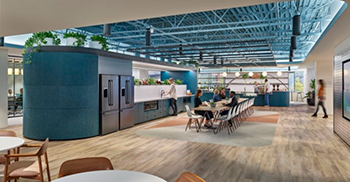 办公空间设计：亲生物是贯穿始终的统一元素 注入居家般的舒适感