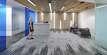 办公室设计：强化灵活性和高效性 光纤技术成为整个建筑可见的元素