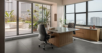 办公室装修设计：以柔和和朴实的色调向侘寂调色板致敬